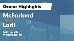 McFarland  vs Lodi  Game Highlights - Feb. 19, 2021