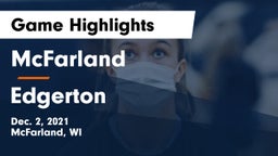 McFarland  vs Edgerton  Game Highlights - Dec. 2, 2021