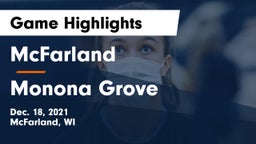 McFarland  vs Monona Grove Game Highlights - Dec. 18, 2021