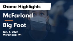 McFarland  vs Big Foot  Game Highlights - Jan. 6, 2022