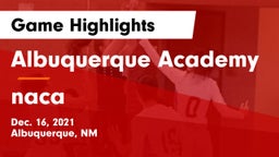 Albuquerque Academy  vs naca Game Highlights - Dec. 16, 2021