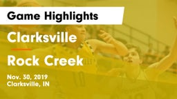Clarksville  vs Rock Creek Game Highlights - Nov. 30, 2019