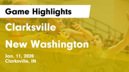 Clarksville  vs New Washington  Game Highlights - Jan. 11, 2020