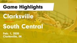 Clarksville  vs South Central  Game Highlights - Feb. 1, 2020
