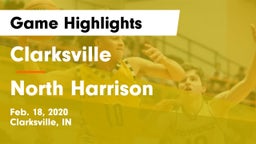 Clarksville  vs North Harrison  Game Highlights - Feb. 18, 2020