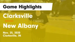 Clarksville  vs New Albany  Game Highlights - Nov. 25, 2020