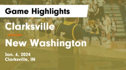 Clarksville  vs New Washington  Game Highlights - Jan. 6, 2024