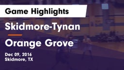 Skidmore-Tynan  vs Orange Grove  Game Highlights - Dec 09, 2016