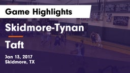 Skidmore-Tynan  vs Taft  Game Highlights - Jan 13, 2017