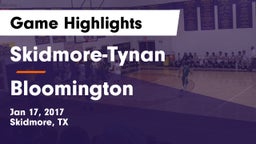 Skidmore-Tynan  vs Bloomington Game Highlights - Jan 17, 2017