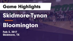 Skidmore-Tynan  vs Bloomington Game Highlights - Feb 3, 2017