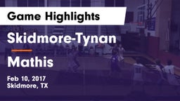 Skidmore-Tynan  vs Mathis  Game Highlights - Feb 10, 2017