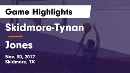 Skidmore-Tynan  vs Jones  Game Highlights - Nov. 30, 2017