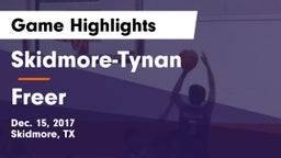 Skidmore-Tynan  vs Freer  Game Highlights - Dec. 15, 2017