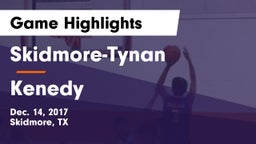 Skidmore-Tynan  vs Kenedy  Game Highlights - Dec. 14, 2017