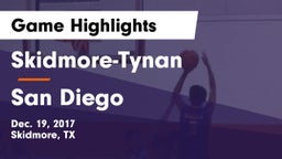 Skidmore-Tynan  vs San Diego  Game Highlights - Dec. 19, 2017