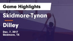 Skidmore-Tynan  vs Dilley  Game Highlights - Dec. 7, 2017