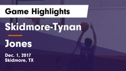 Skidmore-Tynan  vs Jones  Game Highlights - Dec. 1, 2017