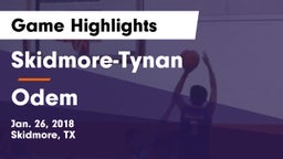 Skidmore-Tynan  vs Odem  Game Highlights - Jan. 26, 2018