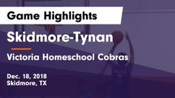 Skidmore-Tynan  vs Victoria Homeschool Cobras Game Highlights - Dec. 18, 2018