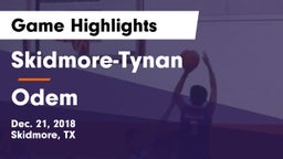 Skidmore-Tynan  vs Odem  Game Highlights - Dec. 21, 2018