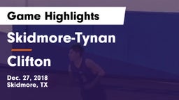 Skidmore-Tynan  vs Clifton  Game Highlights - Dec. 27, 2018