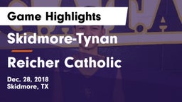Skidmore-Tynan  vs Reicher Catholic  Game Highlights - Dec. 28, 2018