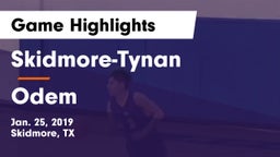 Skidmore-Tynan  vs Odem  Game Highlights - Jan. 25, 2019