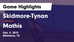 Skidmore-Tynan  vs Mathis  Game Highlights - Feb. 5, 2019