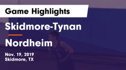Skidmore-Tynan  vs Nordheim  Game Highlights - Nov. 19, 2019