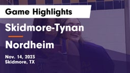 Skidmore-Tynan  vs Nordheim Game Highlights - Nov. 14, 2023