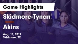 Skidmore-Tynan  vs Akins  Game Highlights - Aug. 15, 2019