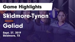 Skidmore-Tynan  vs Goliad  Game Highlights - Sept. 27, 2019