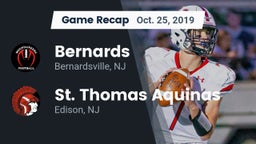 Recap: Bernards  vs. St. Thomas Aquinas 2019