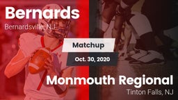 Matchup: Bernards  vs. Monmouth Regional  2020