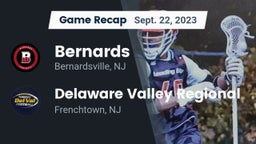 Recap: Bernards  vs. Delaware Valley Regional  2023