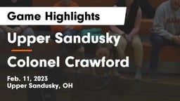 Upper Sandusky  vs Colonel Crawford  Game Highlights - Feb. 11, 2023