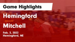 Hemingford  vs Mitchell  Game Highlights - Feb. 3, 2022