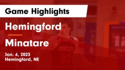 Hemingford  vs Minatare  Game Highlights - Jan. 6, 2023