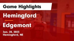 Hemingford  vs Edgemont Game Highlights - Jan. 28, 2023