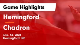 Hemingford  vs Chadron  Game Highlights - Jan. 14, 2020