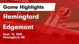 Hemingford  vs Edgemont Game Highlights - Sept. 15, 2020