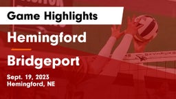 Hemingford  vs Bridgeport  Game Highlights - Sept. 19, 2023