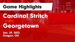 Cardinal Stritch  vs Georgetown  Game Highlights - Jan. 29, 2023