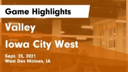 Valley  vs Iowa City West Game Highlights - Sept. 25, 2021