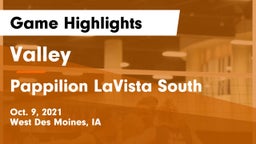 Valley  vs Pappilion LaVista South Game Highlights - Oct. 9, 2021