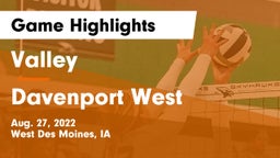 Valley  vs Davenport West  Game Highlights - Aug. 27, 2022