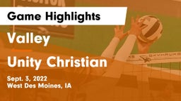 Valley  vs Unity Christian  Game Highlights - Sept. 3, 2022