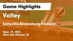 Valley  vs Eddyville-Blakesburg-Fremont Game Highlights - Sept. 10, 2022