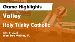 Valley  vs Holy Trinity Catholic  Game Highlights - Oct. 8, 2022
